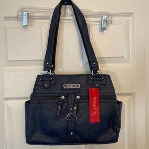 NWT Rosetti Purse, Midtown Satchel. Navy blue color